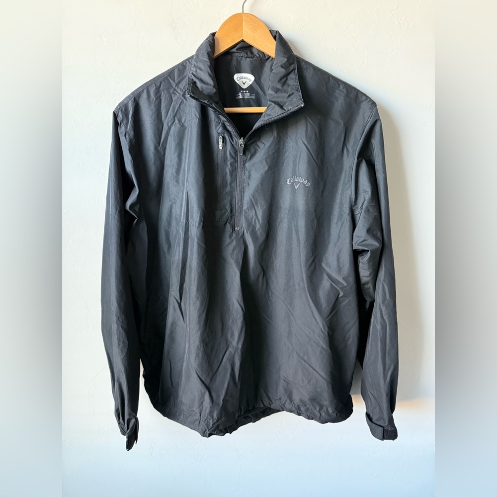 Callaway Men's Black Windbreaker Jacket